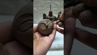 Ma kali making with clay mitti diy clayart youtubeshorts viralvideo shots [upl. by Huntington94]