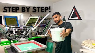 Tips and Idea for Beginners Silk Screen Printing [upl. by Purdy]