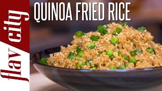 Quinoa Fried Rice  Easy Quinoa Recipe  FlavCity with Bobby [upl. by Meehar]