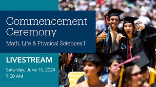 UC Santa Barbara Math Life amp Physical Sciences I Ceremony 2024 [upl. by Napas]