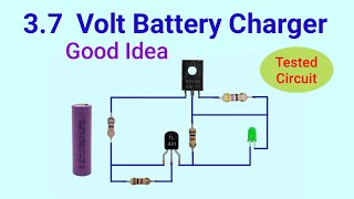 37 Volt Battery charger  electronic project [upl. by Aleuname569]