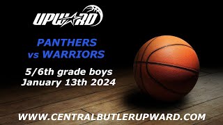 Panthers vs Warriors  56th Grade Boys Jan 13th 2024 [upl. by Tewfik279]