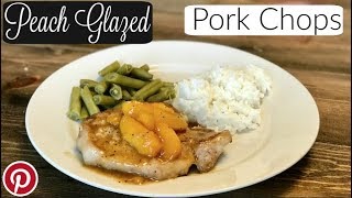 Peach Glazed Pork Chops  RecipesTested [upl. by Adekram607]