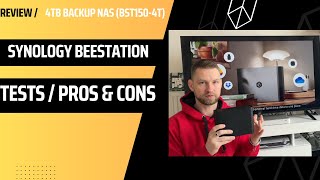 Synology BeeStation 4TB backup NAS drive BST1504T  Setup Tests  Pros amp Cons [upl. by Heath]