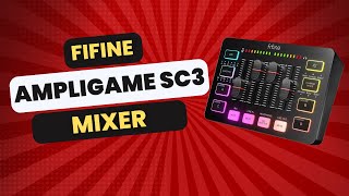 FIFINE AmpliGame SC3 Gaming Audio Mixer [upl. by Ettennig164]