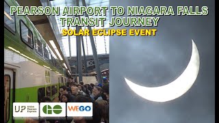 Toronto Pearson International Airport to Niagara Falls Full Transit Journey Method 1 [upl. by Emyaj235]