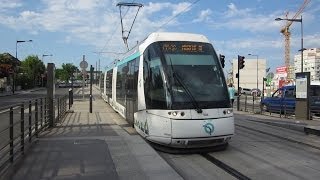 Paris Translohr STE3  Jacques Prévert Tramway T5 RATP [upl. by Gargan177]