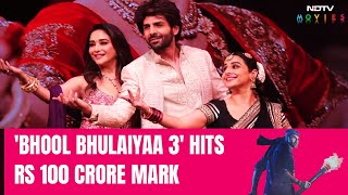 Bhool Bhulaiyaa 3  Bhool Bhulaiyaa 3 Crosses Rs 100 Crore Mark In Opening Weekend [upl. by Cicily302]