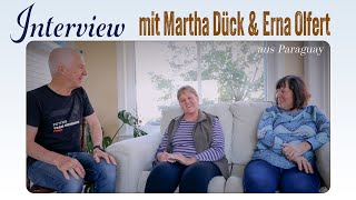 Interview mit Martha Dück und Erna Olfert aus Paraguay [upl. by Ordnaxela]