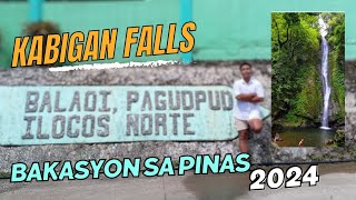 TOURIST DESTINATION KABIGAN FALLS AT BALAOI PAGUDPUD ILOCOS NORTE [upl. by Kara]