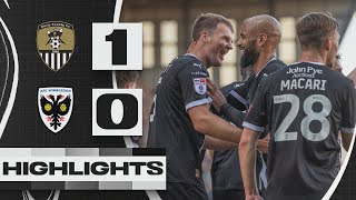 HIGHLIGHTS  NOTTS COUNTY 10 WIMBLEDON [upl. by Neenej]