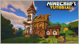 Minecraft How to Build a Medieval House Tutorial [upl. by Dawkins814]