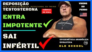 REPOSIÇÃO TESTOSTERONA  ENTRA IMPOTENTE E SAI INFÉRTIL infertilidademasculina impotencia [upl. by Kiley528]