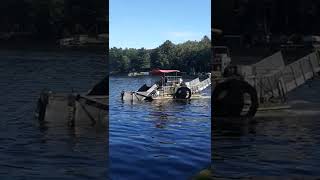 How seaweed is harvested paddle wheel boats are still in use [upl. by Eeresid405]