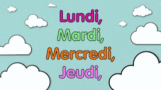 Les jours de la semaine  Comptine éducative afro pop pour maternelles [upl. by Sweet]