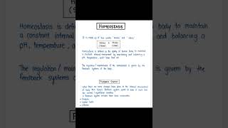 Pathophysiology Homeostasis Feedback System Human Antonym And Physiology second semester b pharm [upl. by Yhtak]