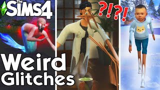 Exploring Hilarious amp Creepy Glitches in The Sims 4 [upl. by Carilla]