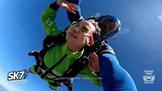 Tandem Skydive Salto de Paraquedas Algarve Zhixin Liu [upl. by Aihtnic505]