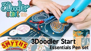 How To Use The 3Doodler Start Essential Pen Set  Review [upl. by Waldner]