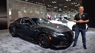 Is the 2024 Lexus RC F Track Edition a BETTER V8 sports car than a C8 Corvette [upl. by Adnuhsat]