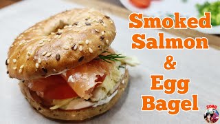 Perfect Homemade Smoked Salmon amp Egg Bagel  Delicious amp Easy Recipe  ZOBS [upl. by Flessel]