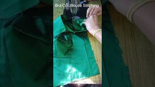 Bra Cut Blouse Stitching👌 Nilakshis Creations viral stitching Video viralshort blouse Cutting [upl. by Nwahsuq]