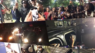 Watch how Shatta wale beautifully wlc Medikal  the airport n both sprays over 50000 cedies on fans [upl. by Lexi411]