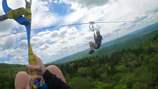 Ziptrek MontTremblant 2022  Zipline  GoPro [upl. by Peg694]