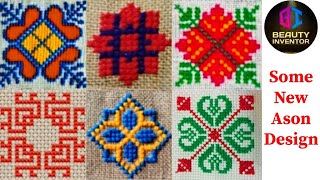 Cross Stitch Design  New Cross Stitch Colourful Ason Designs [upl. by Sorel]