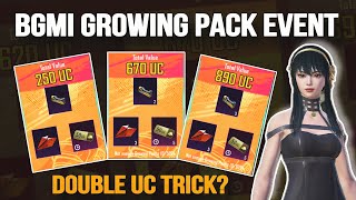 😍 BGMI New Growing Pack Event Full Explain  Growing Pack BGMI  Uc Back Or Not Growing Pack PUBG [upl. by Bainter18]