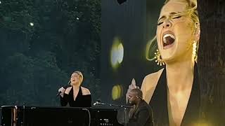 Adele “Easy On Me” LIVE at BST Hyde Park London 7122 [upl. by Ryhpez820]