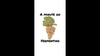 Vermentino A One Minute Summary on History Growing and Winemaking shorts [upl. by Kellie215]