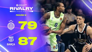 Road Win and First Place  BARCELONA Edges PARTIZAN for Top Spot  BASKETBALL HIGHLIGHTS R9 202425 [upl. by Maurer]