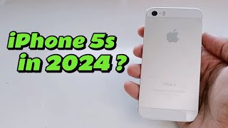 iPhone 5s in 2024  A Real Day In The Life [upl. by Eetnod]