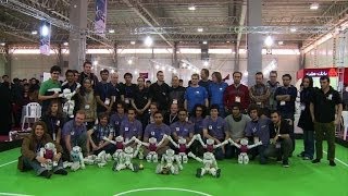 Sanctionshit Iran triumphs in footballs RoboCup [upl. by Hollis]