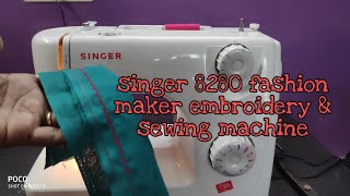 8280 singer fashion maker sewing machine [upl. by Euqilegna]