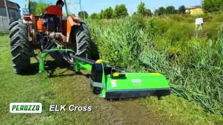 Mod ELK CROSS by PERUZZO ditch boom mower [upl. by Auqinom]