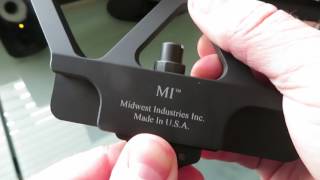 Midwest Industries AK side scope mount [upl. by Llevram]