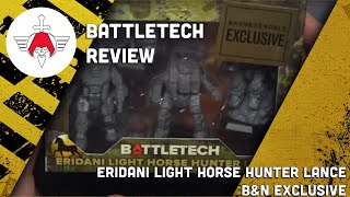 Battletech Eridani Light Horse Hunter Lance BampN Exclusive Unboxing [upl. by Vardon]