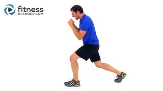 Lower Body HIIT for Strong Legs  Fitness Blender HIIT Man Workout [upl. by Suiratnauq158]