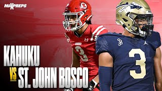 🔥🔥 KAHUKU PULLS OFF HUGE UPSET BEATS 3 ST JOHN BOSCO 🔥🔥 [upl. by Annaiek355]