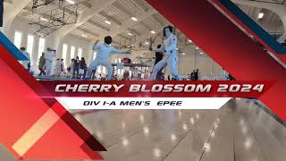 Mens Epee  Div I A  Cherry Blossom 2024 [upl. by Iznekcam]