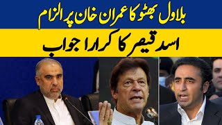 Bilawal Bhutto Blame Imran Khan Asad Qaisers Criticism  National Assembly  Dawn News [upl. by Vassell372]