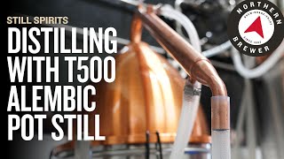 Pot Still Distillation Demo  T500 Alembic Pot Still [upl. by Yenhpad]