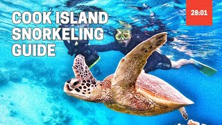 Guide to Snorkeling with Eagle Rays and Turtles in RAROTONGA and AITUTAKI [upl. by Yanej]