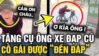 Tặng cụ ông nghèo CHIẾC XE ĐẠP CŨ cô gái không ngờ 2 năm sau vẫn còn được ĐỀN ĐÁP  Tin 3 Phút [upl. by Herb753]