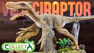 2024 Collecta Deluxe 16 scale Velociraptor Review [upl. by Arahsit383]