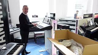 Unboxing A Yamaha PSRSX720 Arranger Workstation Keyboard amp First Impression From Graham Blackledge [upl. by Parnell48]