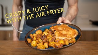 The Best Way to Make Juicy Chicken and Potatoes in the Air Fryer [upl. by Ilesara]