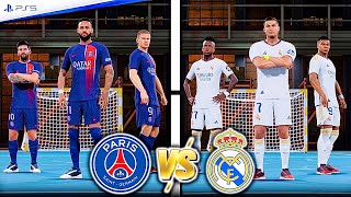 FIFA VOLTA  RONALDO  MESSI  NEYMAR  HAALAND  GARNACHO  MBAPPE ALL STARS  PSG VS REAL MADRID [upl. by Ahkihs]